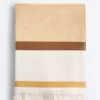 Handtuch aus 100 % Baumwolle mit Streifenmuster Handtuch aus 100 % Baumwolle mit Streifenmuster