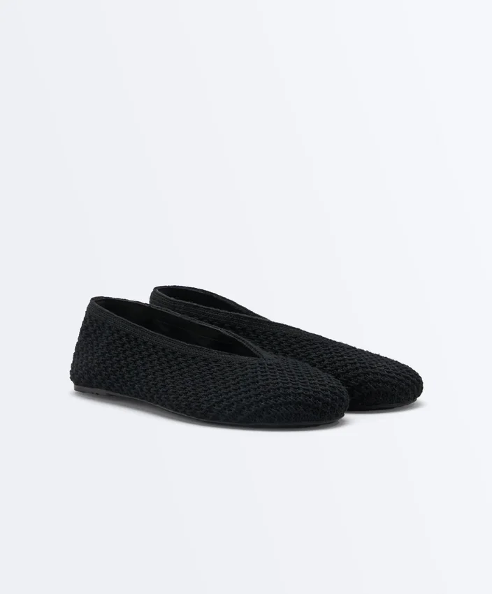 Häkel-Flache Schuhe Häkel-Flache Schuhe