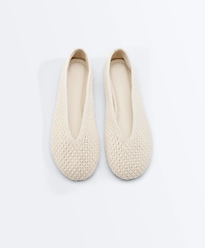 Häkel-Flache Schuhe Häkel-Flache Schuhe