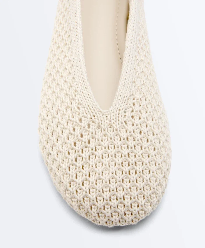 Häkel-Flache Schuhe Häkel-Flache Schuhe