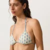 Häkel-Triangel-Bikinis mit kontrastierenden Wellen Häkel-Triangel-Bikinis mit kontrastierenden Wellen