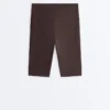 Hoch geschnittene Compressive Core Control Leggings mit 25 cm Bundweite
