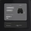 Hoch geschnittene Compressive-Hosen mit 10 cm Beinlänge Hoch geschnittene Compressive-Hosen mit 10 cm Beinlänge