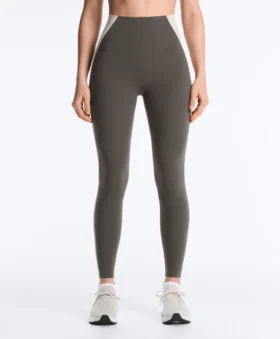 Hoch geschnittene, kompressive, reflektierende Core Control-Leggings in Knöchellänge