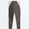 Hoch geschnittene, kompressive, reflektierende Core Control-Leggings in Knöchellänge Hoch geschnittene, kompressive, reflektierende Core Control-Leggings in Knöchellänge