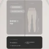 Hoch geschnittene, kompressive, reflektierende Core Control-Leggings in Knöchellänge Hoch geschnittene, kompressive, reflektierende Core Control-Leggings in Knöchellänge