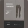 Hoch geschnittene, kompressive, reflektierende Core Control-Leggings in Knöchellänge Hoch geschnittene, kompressive, reflektierende Core Control-Leggings in Knöchellänge