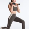 Hoch geschnittene, kompressive, reflektierende Core Control-Leggings in Knöchellänge Hoch geschnittene, kompressive, reflektierende Core Control-Leggings in Knöchellänge