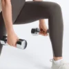 Hoch geschnittene, kompressive, reflektierende Core Control-Leggings in Knöchellänge Hoch geschnittene, kompressive, reflektierende Core Control-Leggings in Knöchellänge