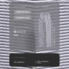 Hoch taillierte Comfortlux-Hose mit geradem Bein und Streifenmuster Hoch taillierte Comfortlux-Hose mit geradem Bein und Streifenmuster