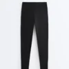 Hoch taillierte, Compressive, figurformende, knöchellange Leggings mit Core Control