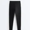 Hoch taillierte, Compressive, figurformende, knöchellange Leggings mit Core Control