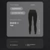 Hoch taillierte, Compressive, figurformende, knöchellange Leggings mit Core Control