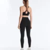 Hoch taillierte, Compressive, figurformende, knöchellange Leggings mit Core Control