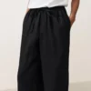 Hose aus 100 % Leinen mit geradem Bein Hose aus 100 % Leinen mit geradem Bein
