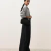 Hose aus 100 % Leinen mit geradem Bein Hose aus 100 % Leinen mit geradem Bein