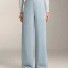 Hose mit asymmetrischen Streifen aus Modal Hose mit asymmetrischen Streifen aus Modal