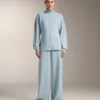 Hose mit asymmetrischen Streifen aus Modal Hose mit asymmetrischen Streifen aus Modal