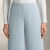 Hose mit asymmetrischen Streifen aus Modal Hose mit asymmetrischen Streifen aus Modal