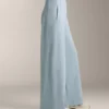 Hose mit asymmetrischen Streifen aus Modal Hose mit asymmetrischen Streifen aus Modal