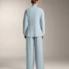 Hose mit asymmetrischen Streifen aus Modal Hose mit asymmetrischen Streifen aus Modal