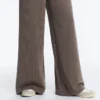 Hose mit geradem Bein, asymmetrischem Streifen und Modal Hose mit geradem Bein, asymmetrischem Streifen und Modal
