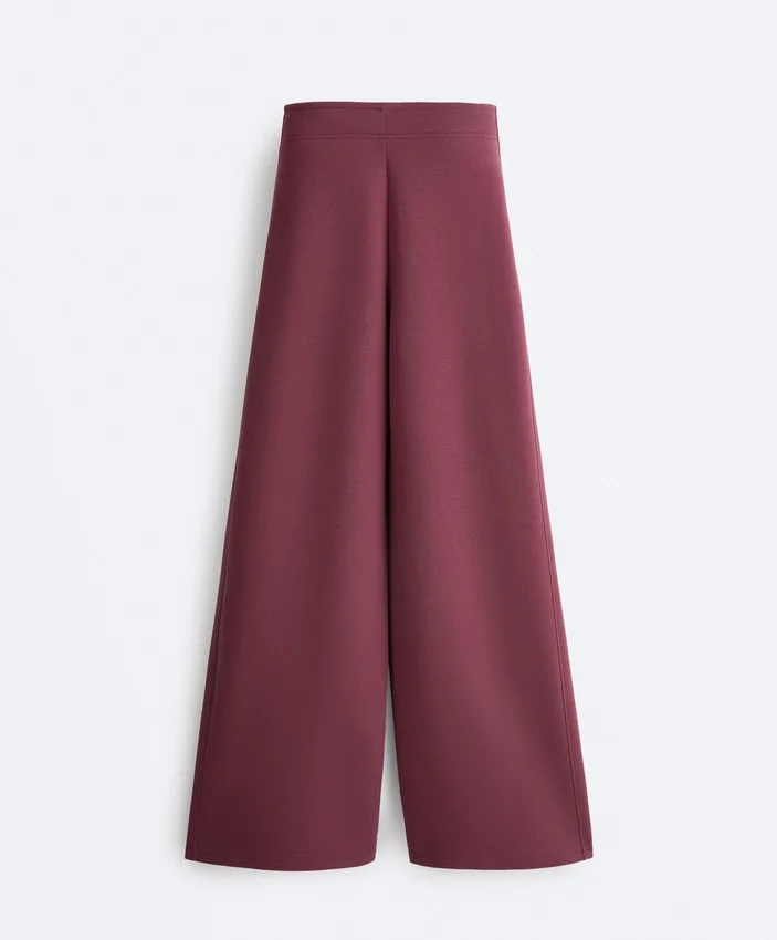 Hose mit geradem Bein aus Baumwollmischung Hose mit geradem Bein aus Baumwollmischung