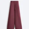 Hose mit geradem Bein aus Baumwollmischung Hose mit geradem Bein aus Baumwollmischung