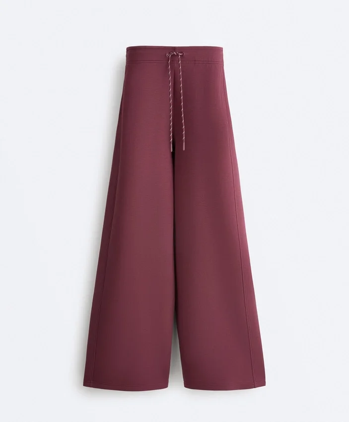 Hose mit geradem Bein aus Baumwollmischung Hose mit geradem Bein aus Baumwollmischung