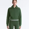 Jacke aus Baumwollmischung mit Stehkragen