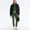 Jacke aus Baumwollmischung mit Stehkragen