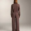 Jacke aus gebürstetem Rippstrick mit Modal