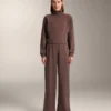 Jacke aus gebürstetem Rippstrick mit Modal