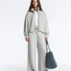 Jacke aus meliertem Piqué Jacke aus meliertem Piqué