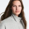 Jacke aus meliertem Piqué Jacke aus meliertem Piqué