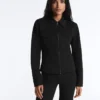 Jacke im Neopren-Look mit Schößchen und Rippbündchen Jacke im Neopren-Look mit Schößchen und Rippbündchen