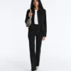 Jacke im Neopren-Look mit Schößchen und Rippbündchen Jacke im Neopren-Look mit Schößchen und Rippbündchen