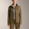 Jacke in Neopren-Optik mit Gürtel Jacke in Neopren-Optik mit Gürtel