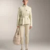 Jacke in Neopren-Optik mit Gürtel Jacke in Neopren-Optik mit Gürtel