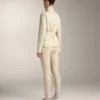 Jacke in Neopren-Optik mit Gürtel Jacke in Neopren-Optik mit Gürtel