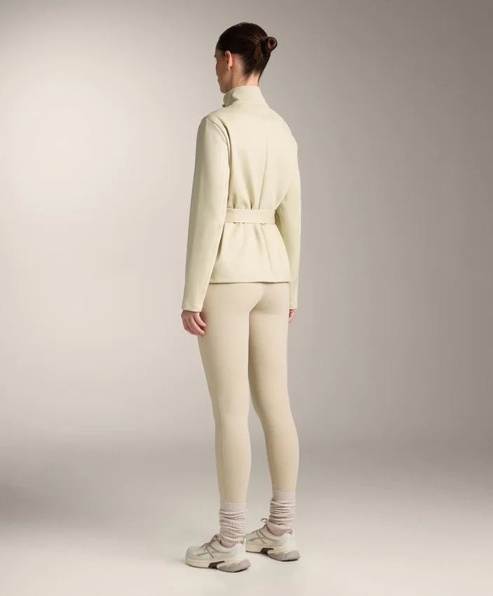 Jacke in Neopren-Optik mit Gürtel Jacke in Neopren-Optik mit Gürtel