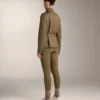 Jacke in Neopren-Optik mit Gürtel Jacke in Neopren-Optik mit Gürtel