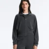 Jacke mit asymmetrischem Streifen und Modal Jacke mit asymmetrischem Streifen und Modal