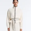 Jacke mit Paspeln aus Soft Touch-Modal