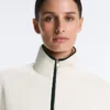 Jacke mit Paspeln aus Soft Touch-Modal