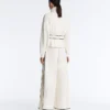Jacke mit Paspeln aus Soft Touch-Modal