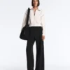 Jacke mit Paspeln im Neopren-Look Jacke mit Paspeln im Neopren-Look
