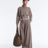 Jacke mit Soft Touch-Korsettgürtel und Modal Jacke mit Soft Touch-Korsettgürtel und Modal