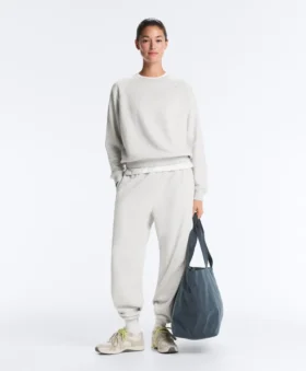 Jogginghose aus Baumwollmisch-Fleece