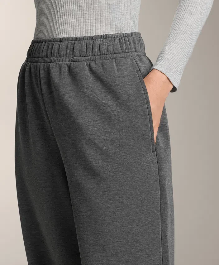 Jogginghose aus gebürstetem Melange-Modal Jogginghose aus gebürstetem Melange-Modal